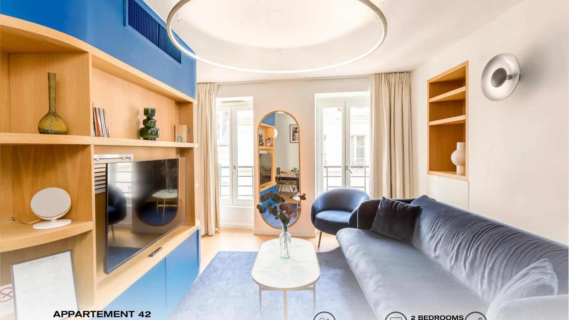 Apartament Beauquartier - Grands Boulevards Paryż